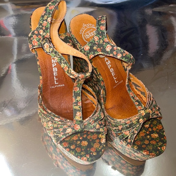 Jeffrey Campbell Floral Wedges - Picture 3 of 6